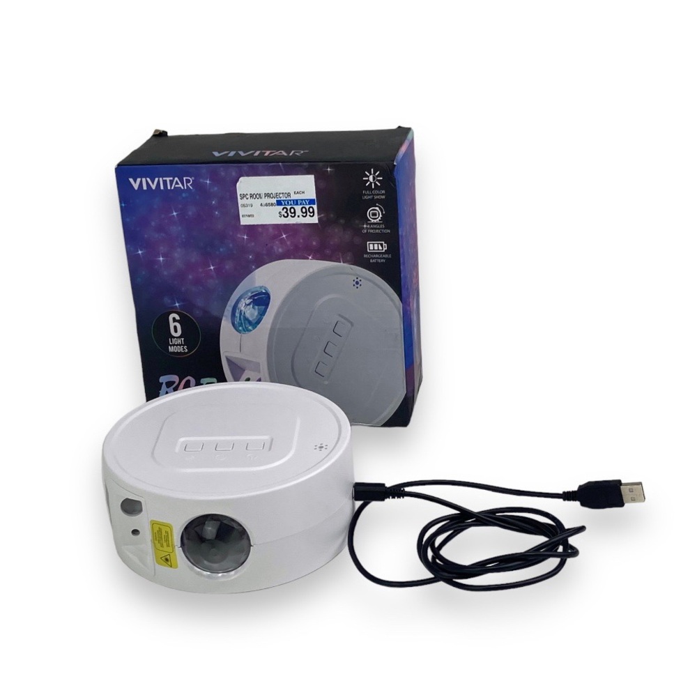 VIVITAR LED Night Light USB Charging Projection Skylight Projector - Picture 2 of 16